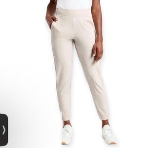 ATHLETA TAN BROOKLYN TEXTURED JOGGER SIZE 4